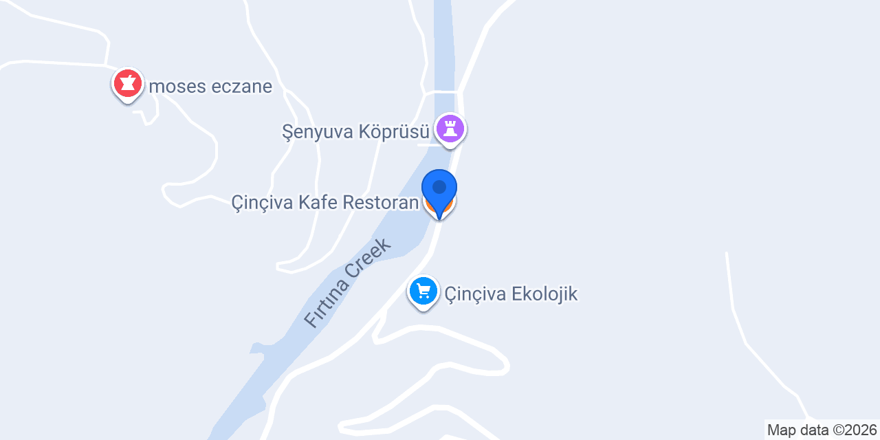 Çinçiva Kafe Restoran konumu