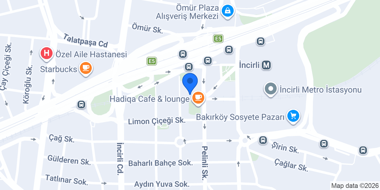 Hande Ahıskalı Klinik konumu