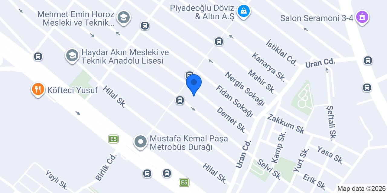 Certest MYK sınav alanı konumu