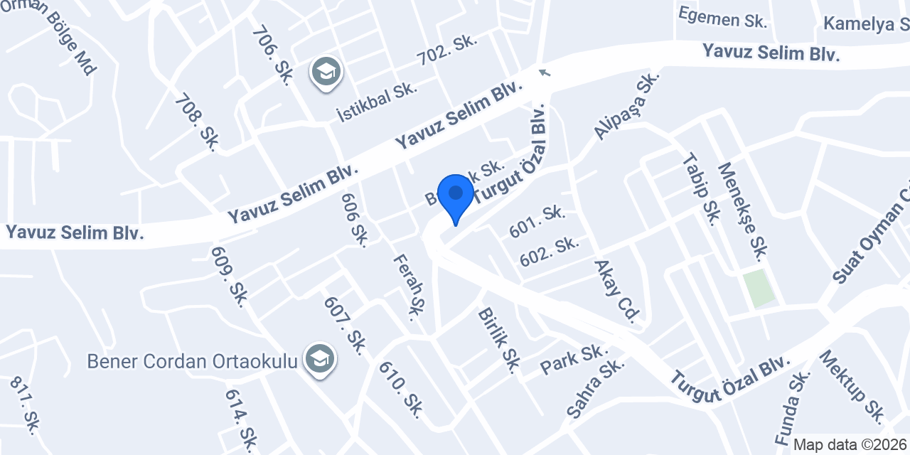 İnci Erkek Kuaförü konumu