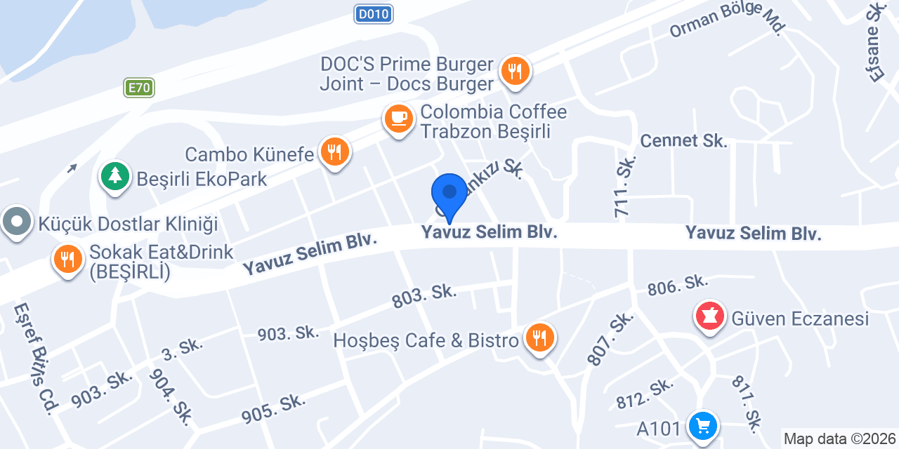 Dayım Lahmacun (Trabzon) konumu