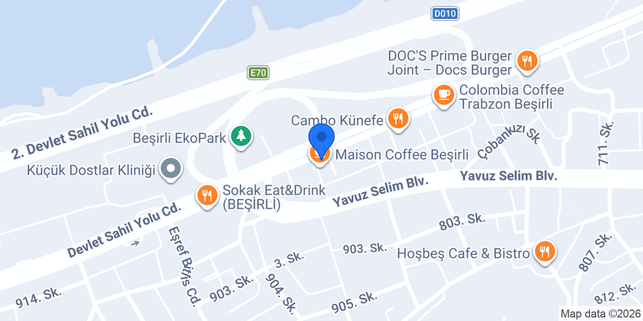 Laos Coffee Beşirli konumu