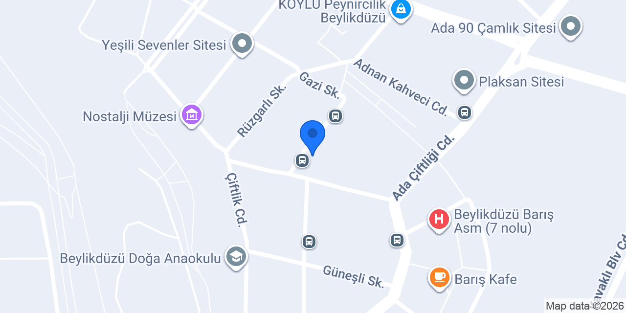 Mega Teknik Yapı Market konumu