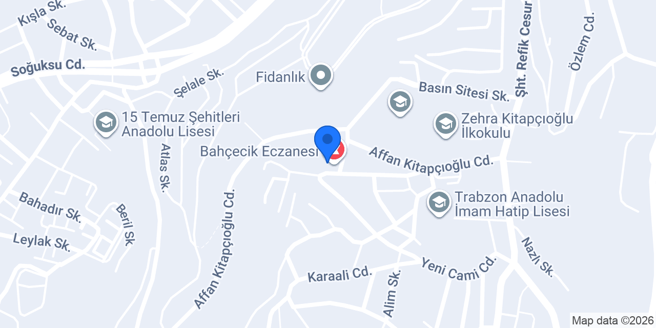 BİRİNCİ ECZANESİ konumu