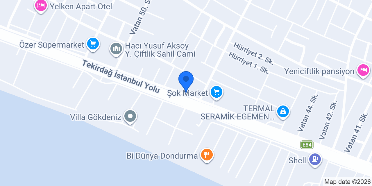 Tunç mermer konumu