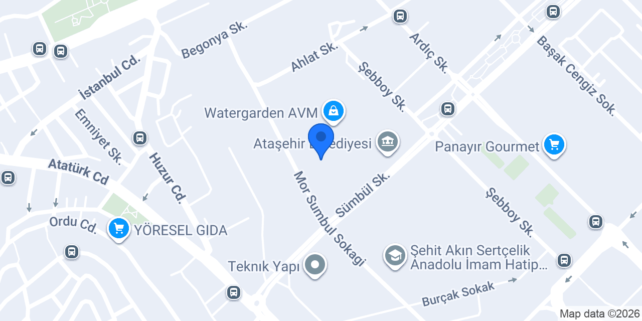 Avis Ataşehir konumu
