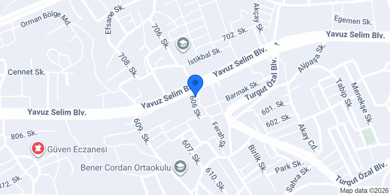 CHARIZMA KUAFÖR SALONU konumu