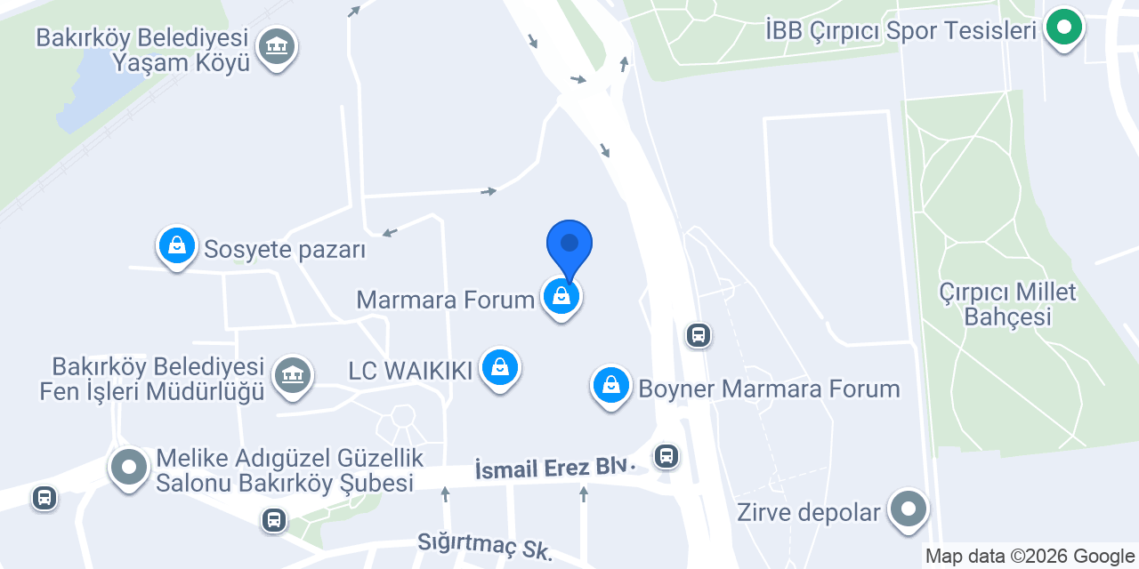 Enplus Marmara Forum konumu
