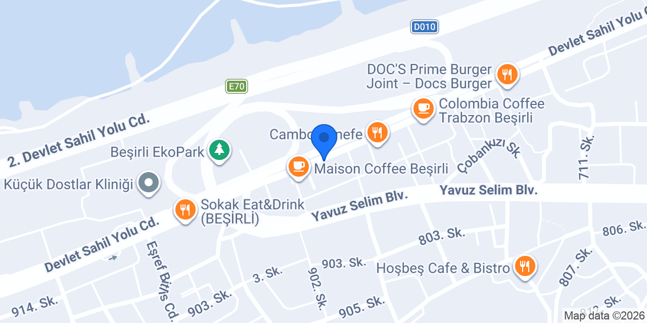 DEPAUL CAFE & RESTAURANT konumu