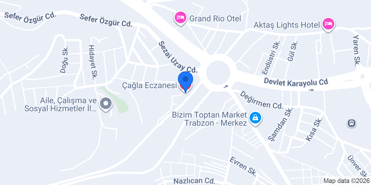 Çağla Eczanesi konumu