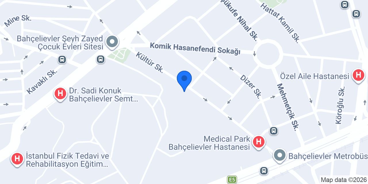 Uzm. Dr. Hande Yelgen İlyas konumu