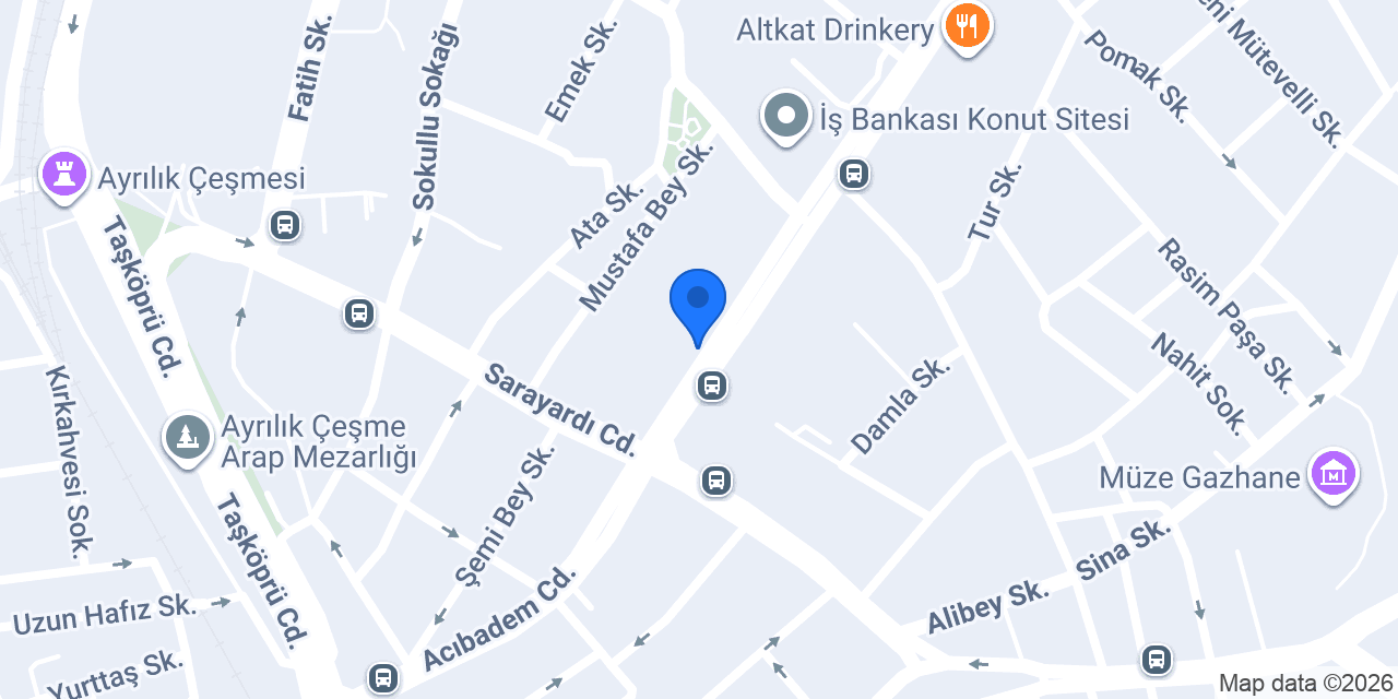 Acıbadem Cadde Eczanesi konumu