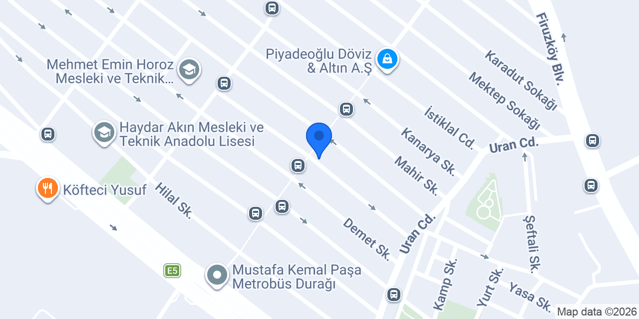Kanatçı Abdullah Usta Parseller konumu