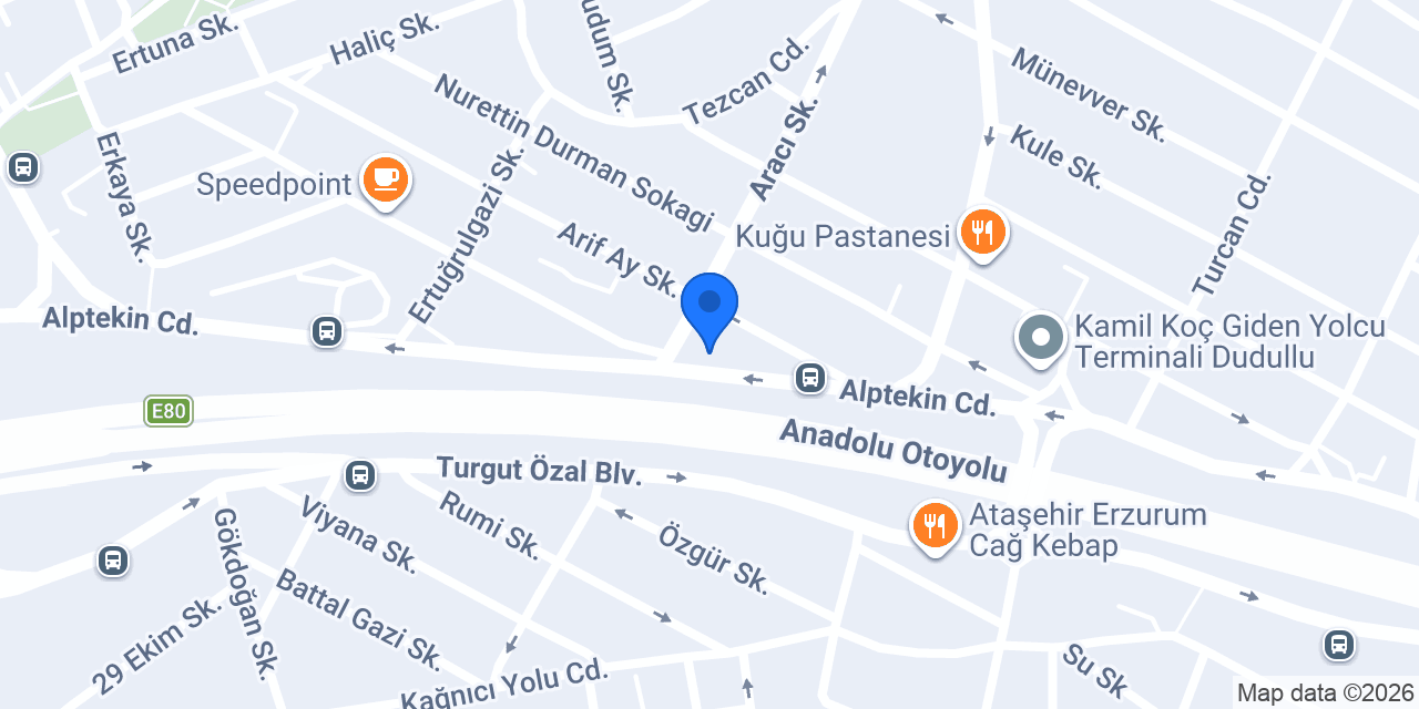 ACU Yapı İnşaat ve Tic. A.Ş. konumu