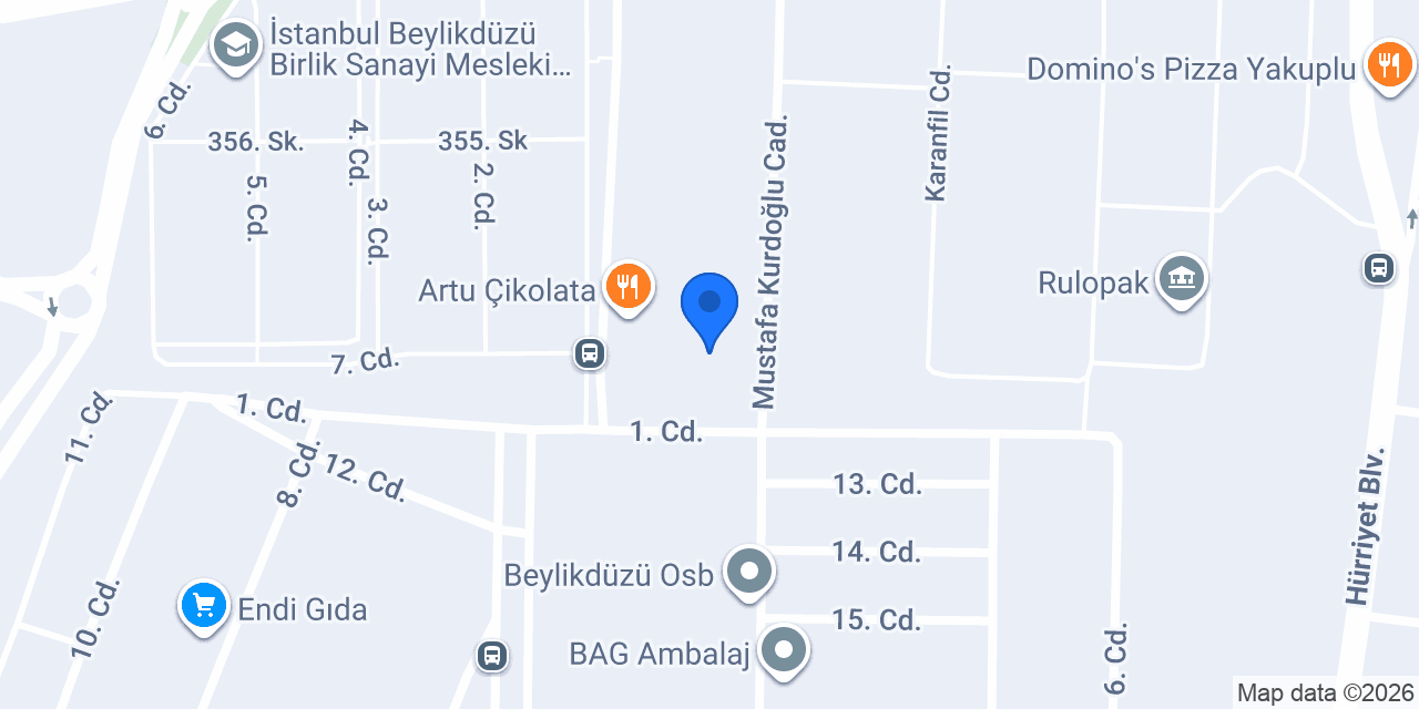 Defne Tekstil Triko Konf San Ve Tic AŞ konumu
