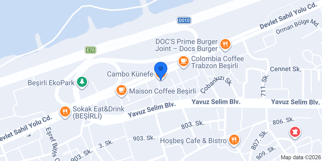 Cambo Künefe konumu