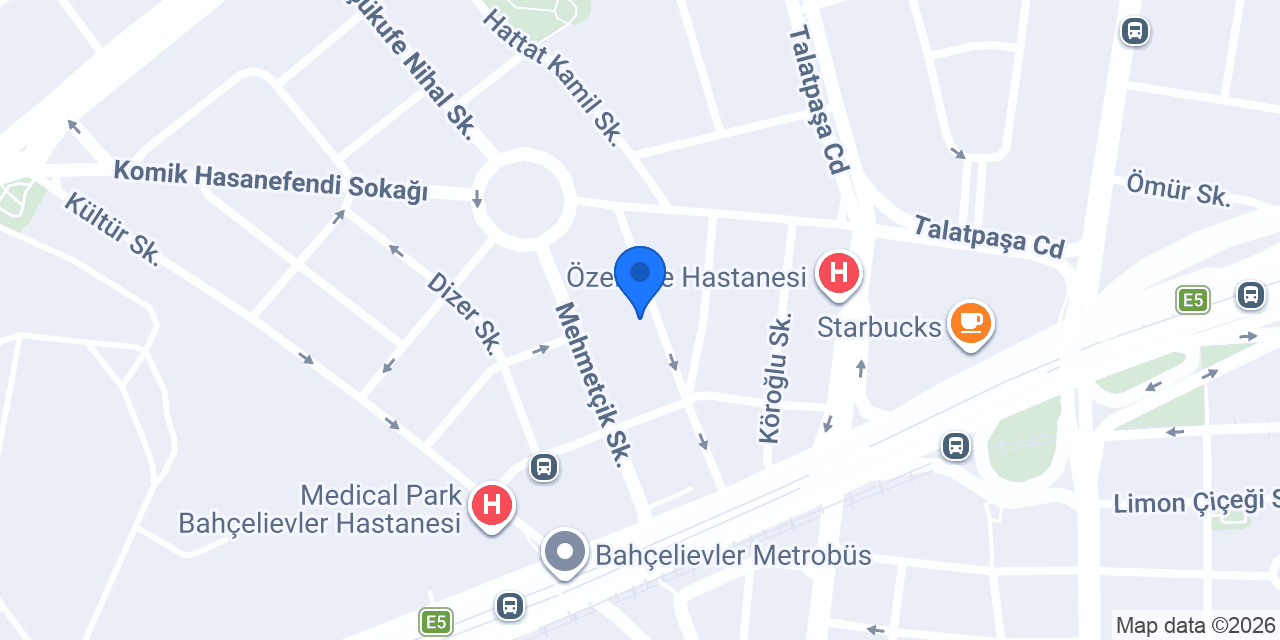ERA Koleji Bahçelievler Kampüsü konumu