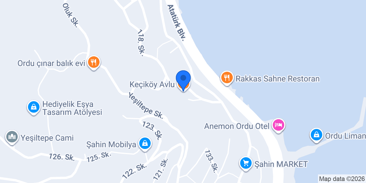Keçiköy Avlu konumu