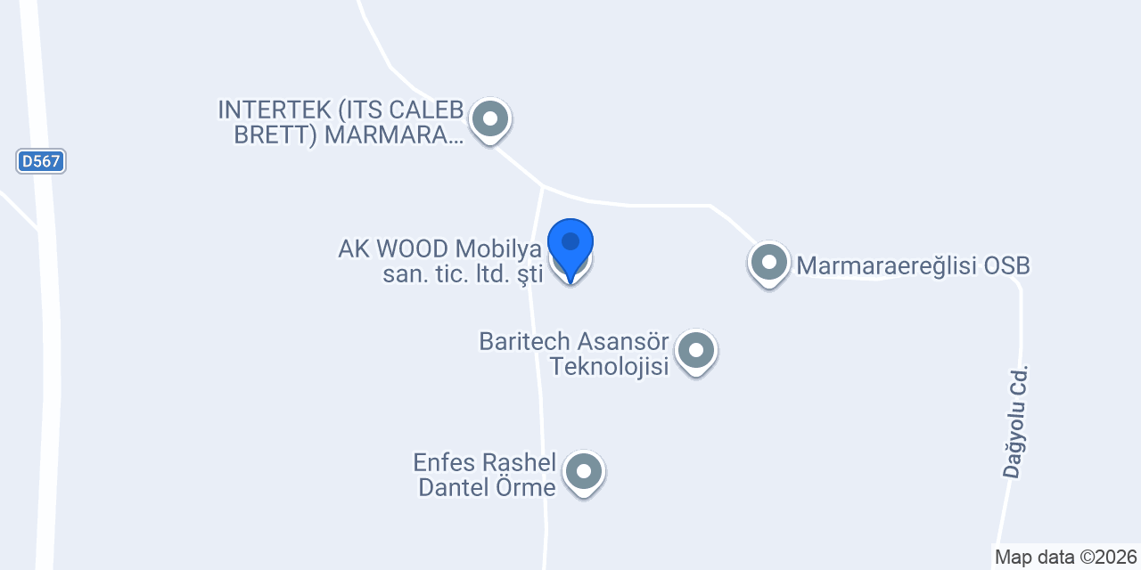 AK WOOD Mobilya san. tic. ltd. şti. konumu