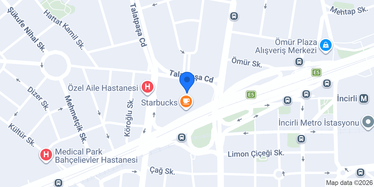 Milano Pizza Bahçelievler konumu