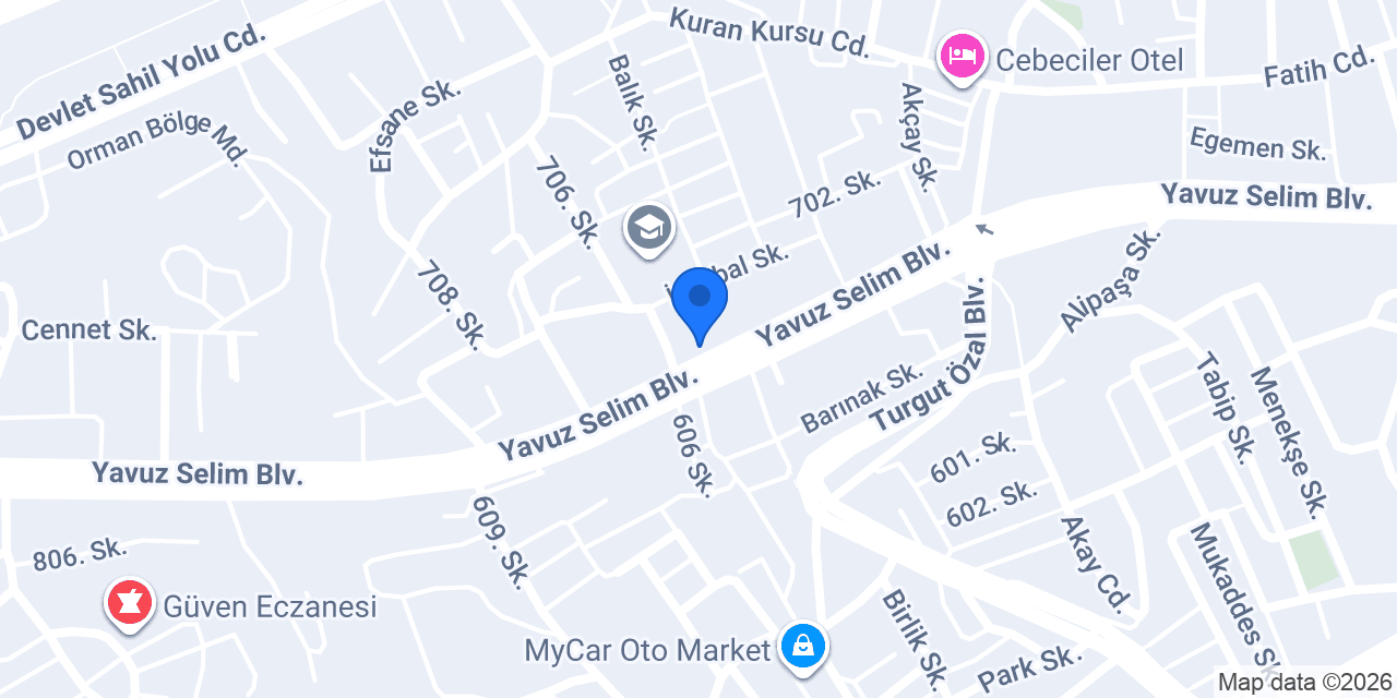 Dekor Cam Balkon konumu