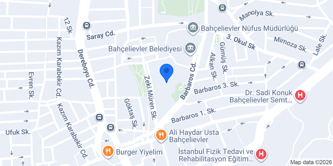 İSTANBUL MASÖR AZAD CAN konumu