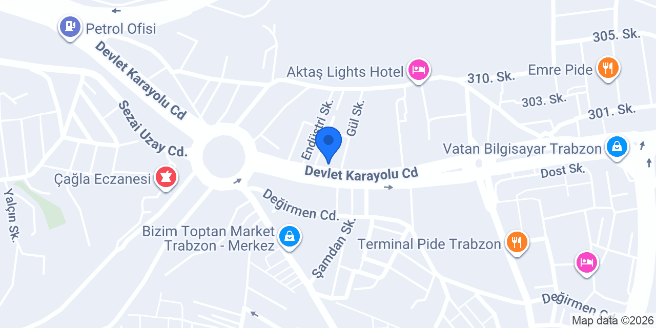 Güney Mozaik konumu