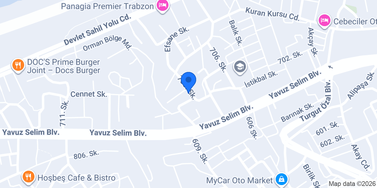 Trabzon Kombi Servisi konumu
