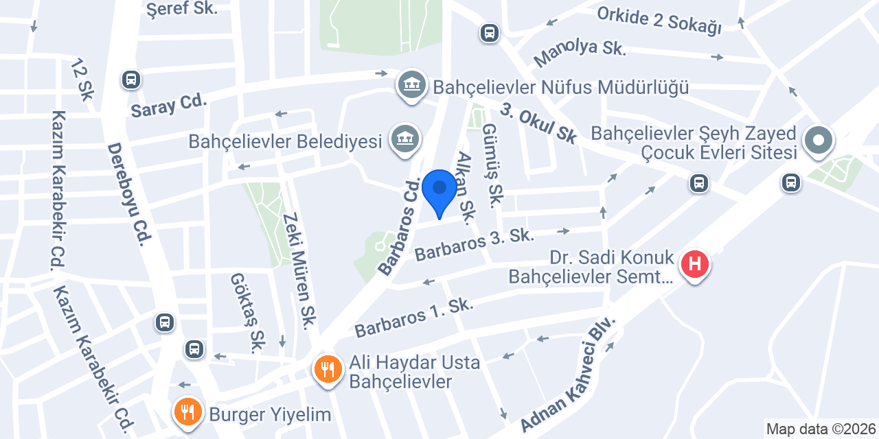 Siber İnşaat & Dekorasyon konumu