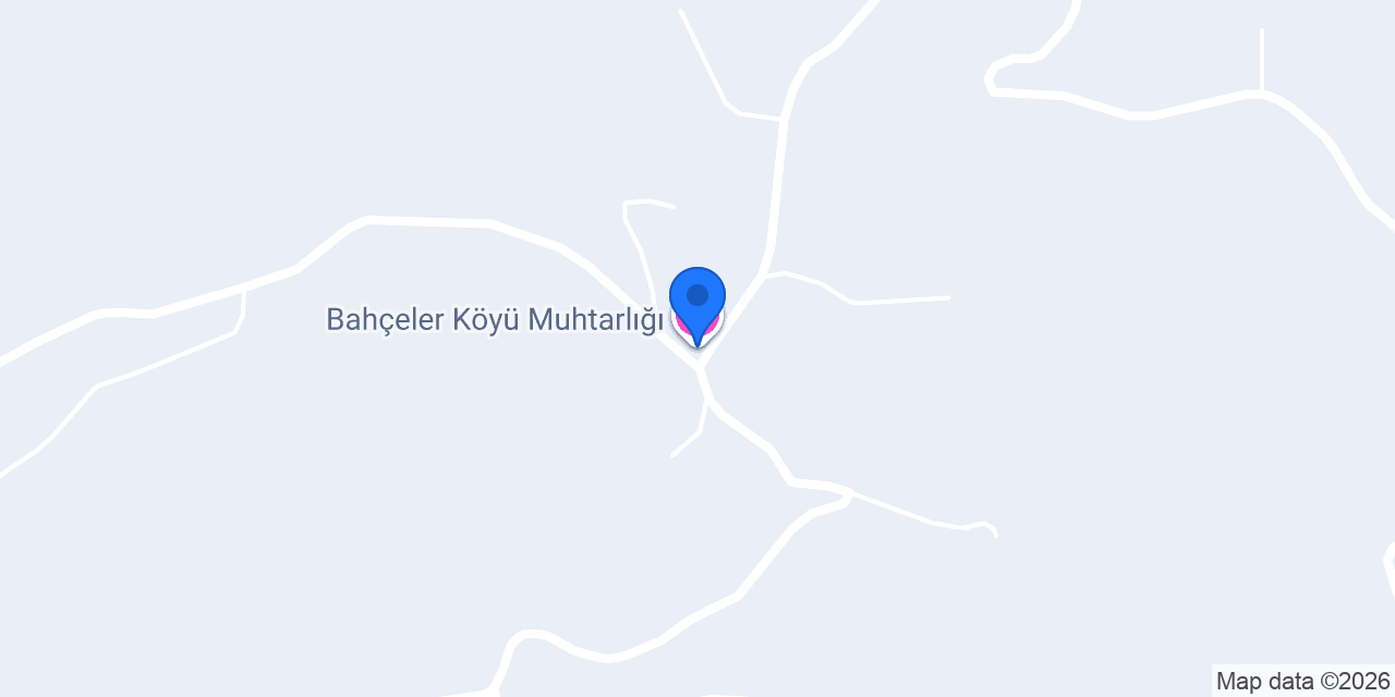 Bahçeler Köyü Muhtarlığı konumu