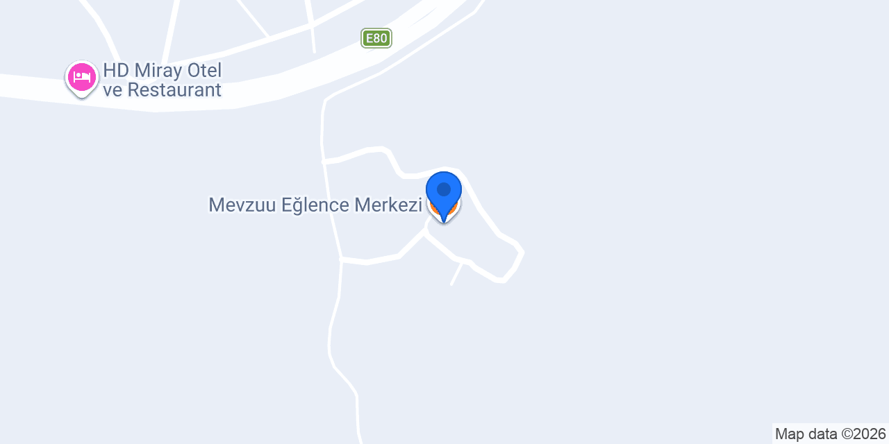Mevzuu Eğlence Merkezi konumu