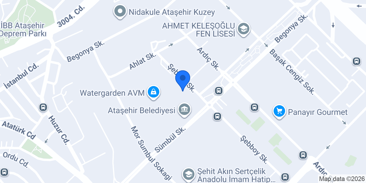 Halkbank Ataşehir Şubesi konumu