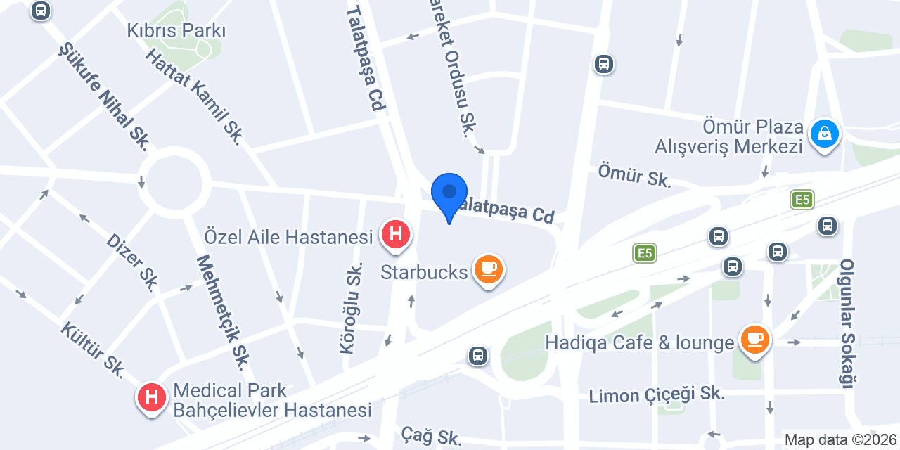 Halkbank Bahçelievler Şubesi konumu