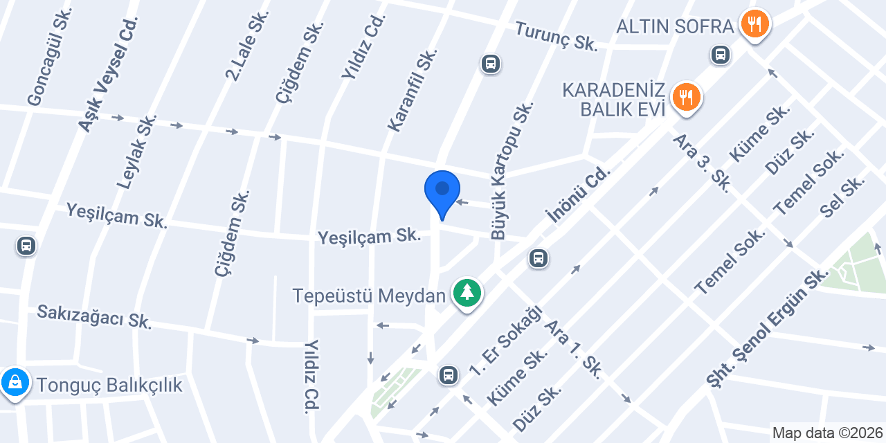 Tepeüstü Et Pazarı konumu