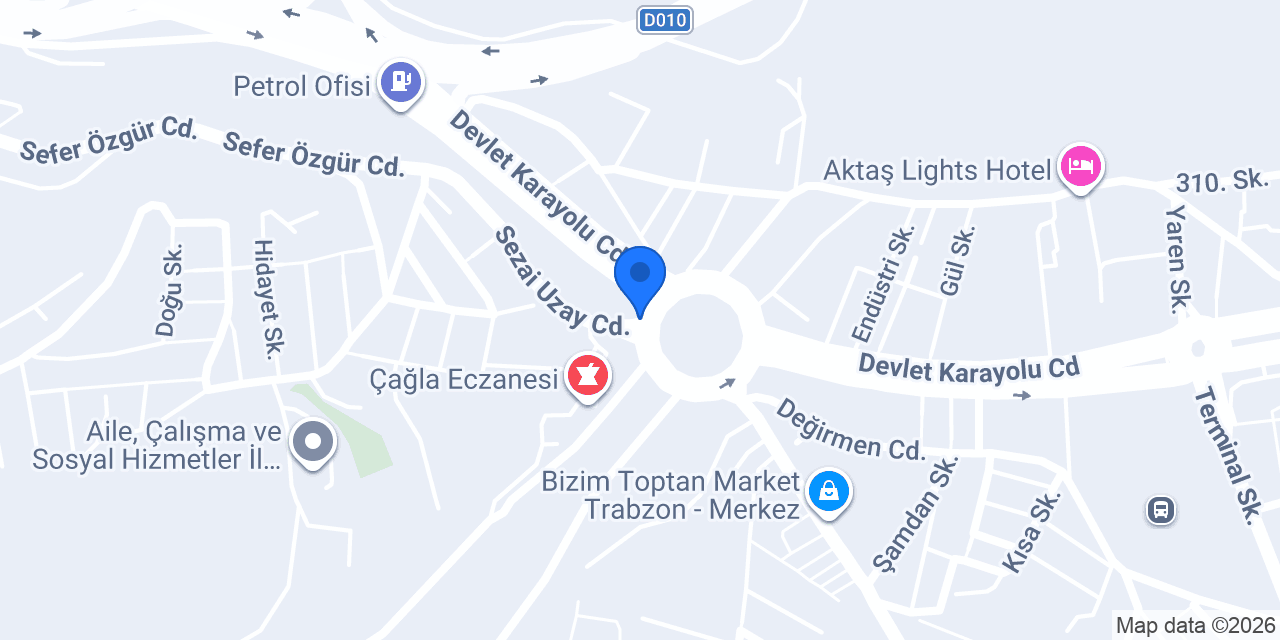 DenizBank Değirmendere Şubesi konumu
