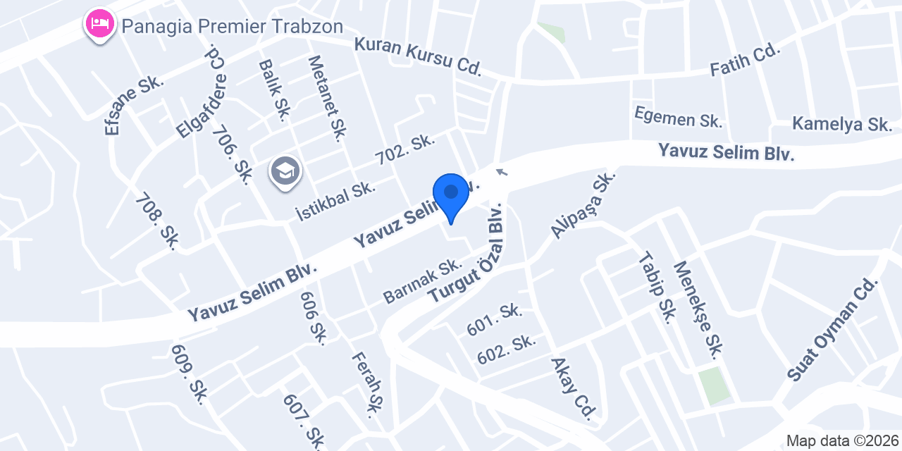 Şok Market konumu