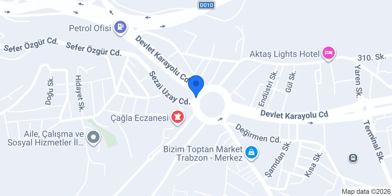 Güven Grup konumu
