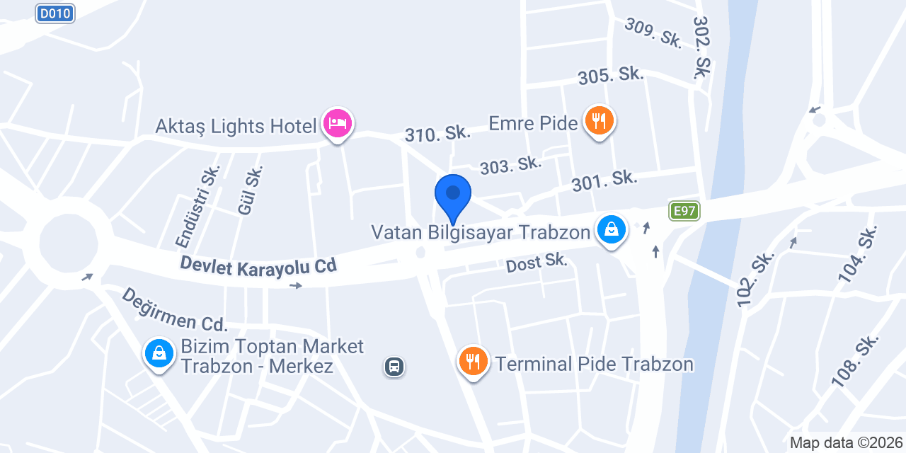 Trafik Sürücü Kursu konumu