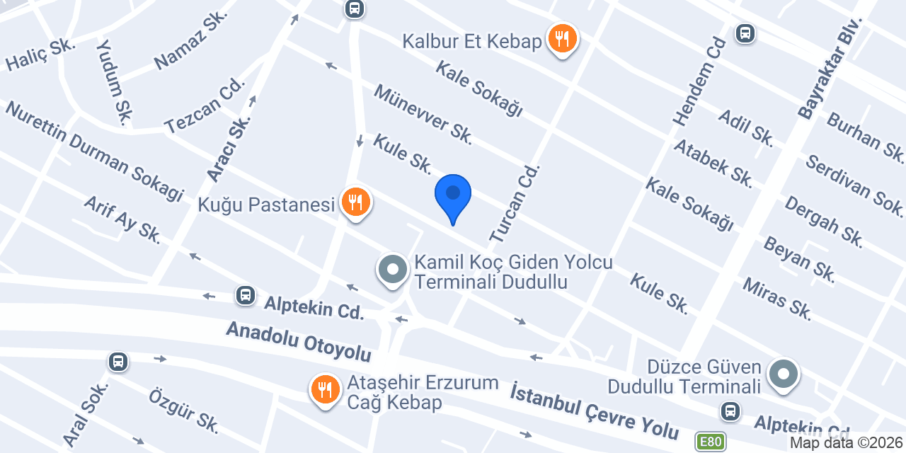 ÇAKIR İNŞAAT konumu
