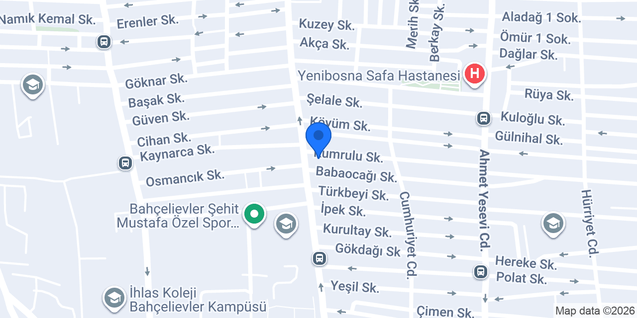 Eynak konumu