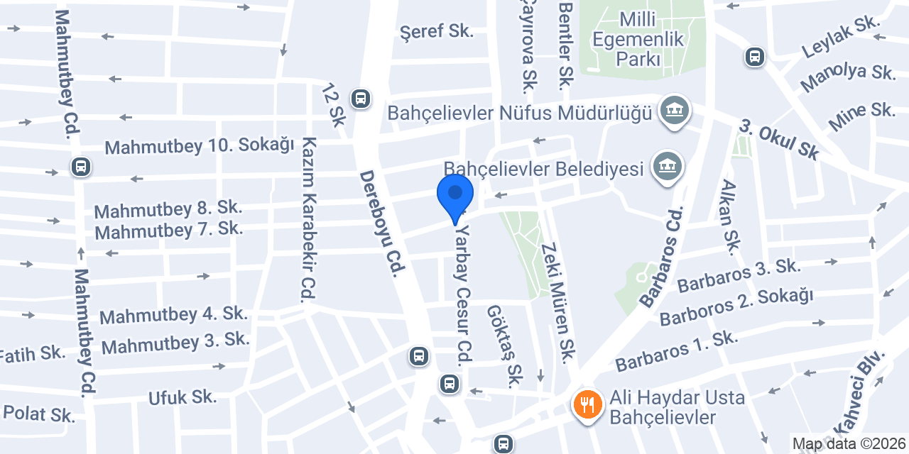 Hanzade Baklava & Sütlü Tatlı konumu