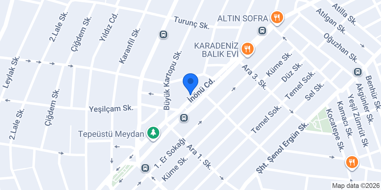 Yabacıdürüm konumu