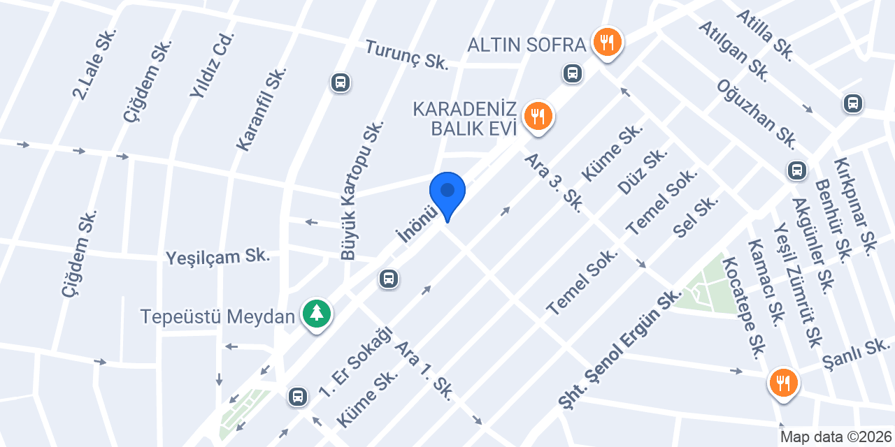 Padişah Sofrası konumu
