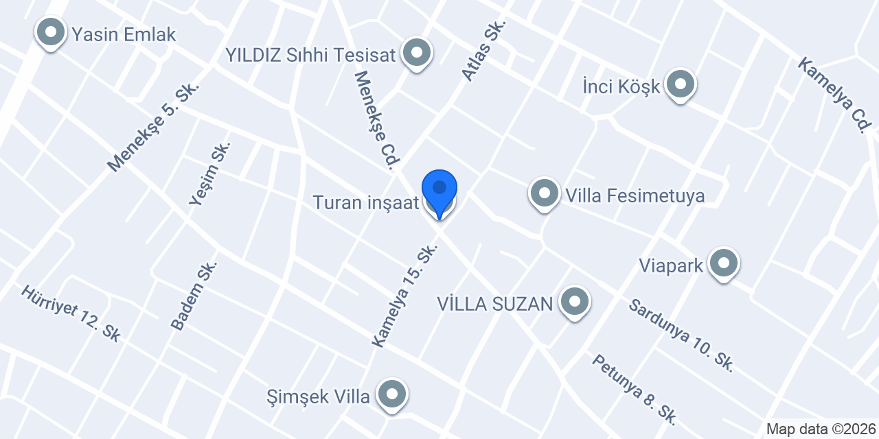Turan inşaat konumu