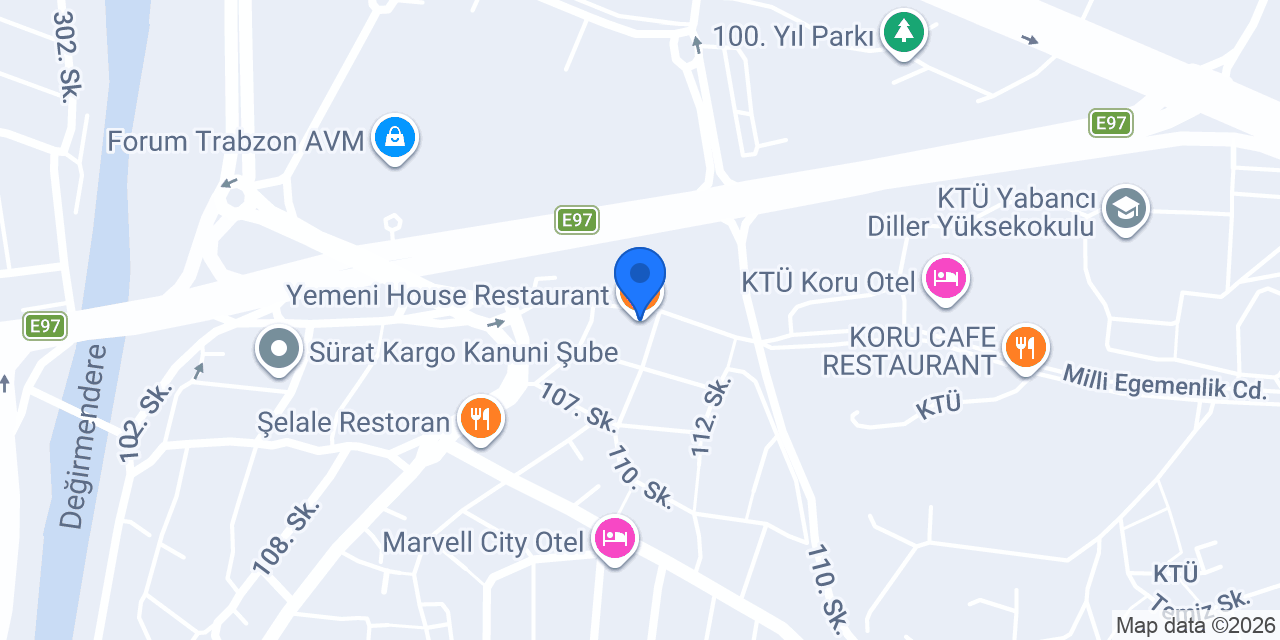 Yemeni House Restaurant konumu