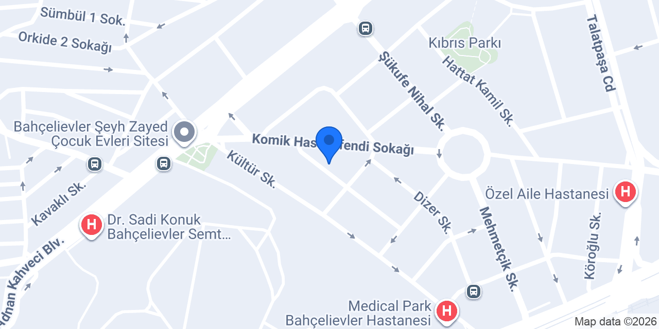Fiyonk Anaokulu konumu