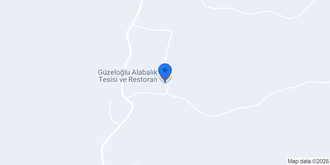 Güzeloğlu Alabalık Tesisi ve Restoran konumu