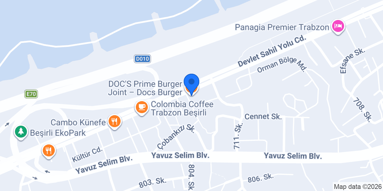 DOC'S Prime Burger Joint – Docs Burger konumu