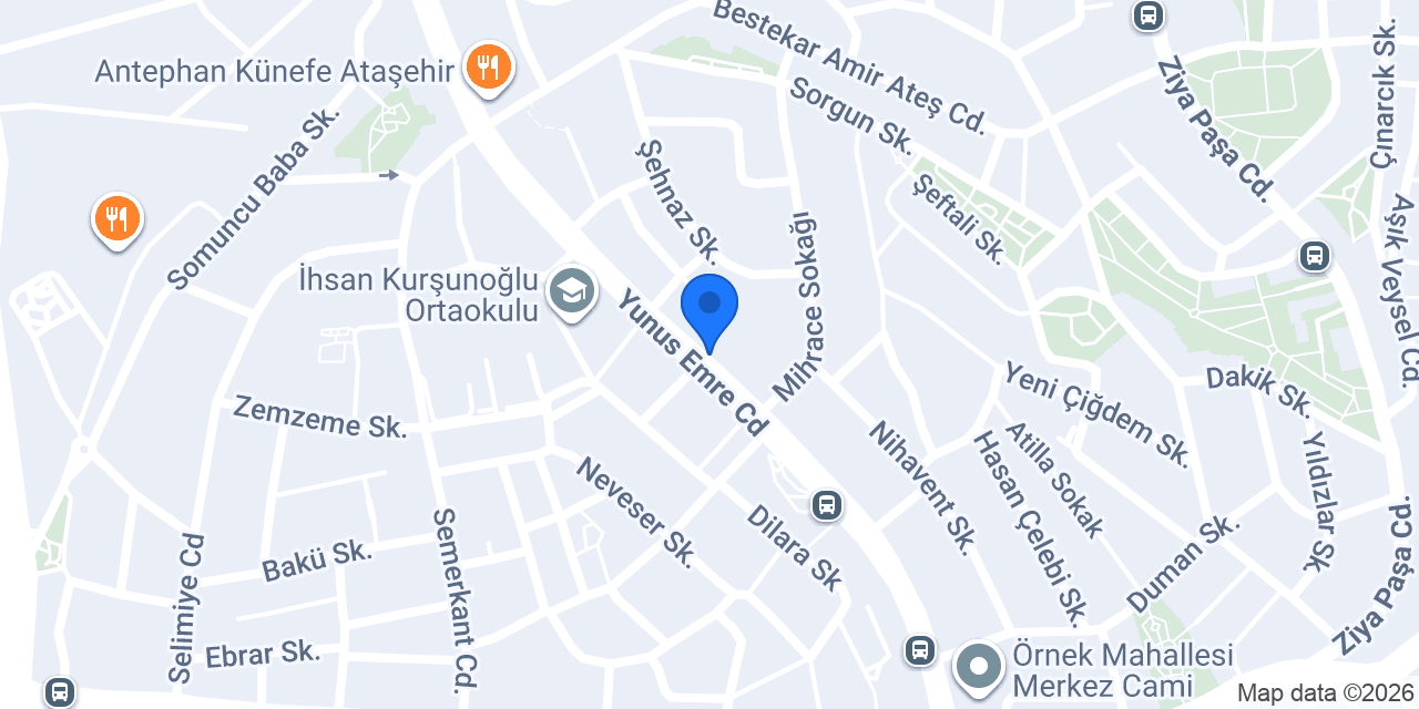 Azam Yapı Tesisat konumu