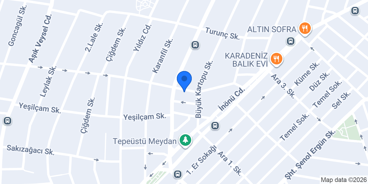 Asya Deniz Mutfağı konumu